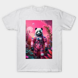Panda in Space T-Shirt